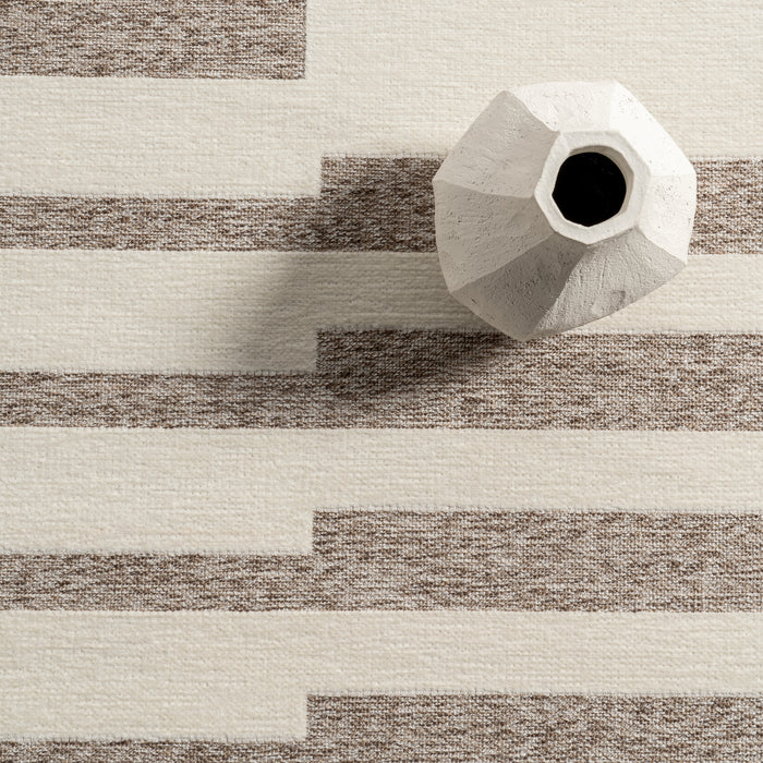 Sofya Abstract Striped Reversible Machine Washable Area Rug