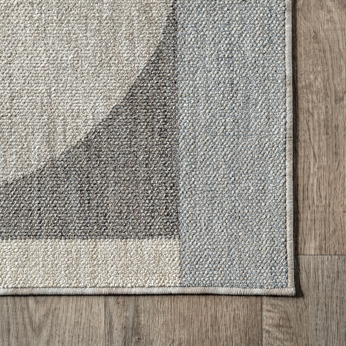 Rhona Modern Geometric Recycled Area Rug