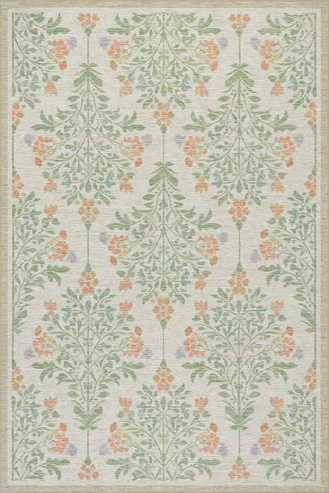 Nuloom Loreva Floral Transitional Washable Area Rug