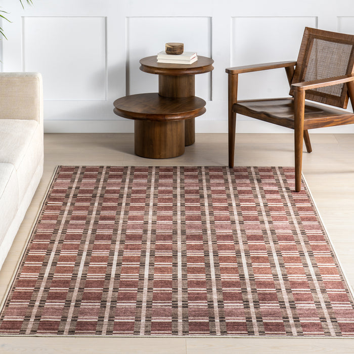Nuloom Uzma Plaid Area Rug
