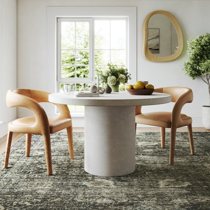 Bayberry Spill Proof Vintage Machine Washable Area Rug