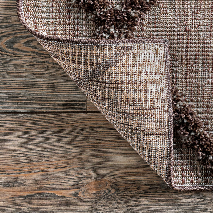 Elianna Raised Pendant Striped