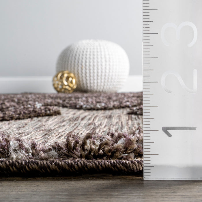 Elianna Raised Pendant Striped