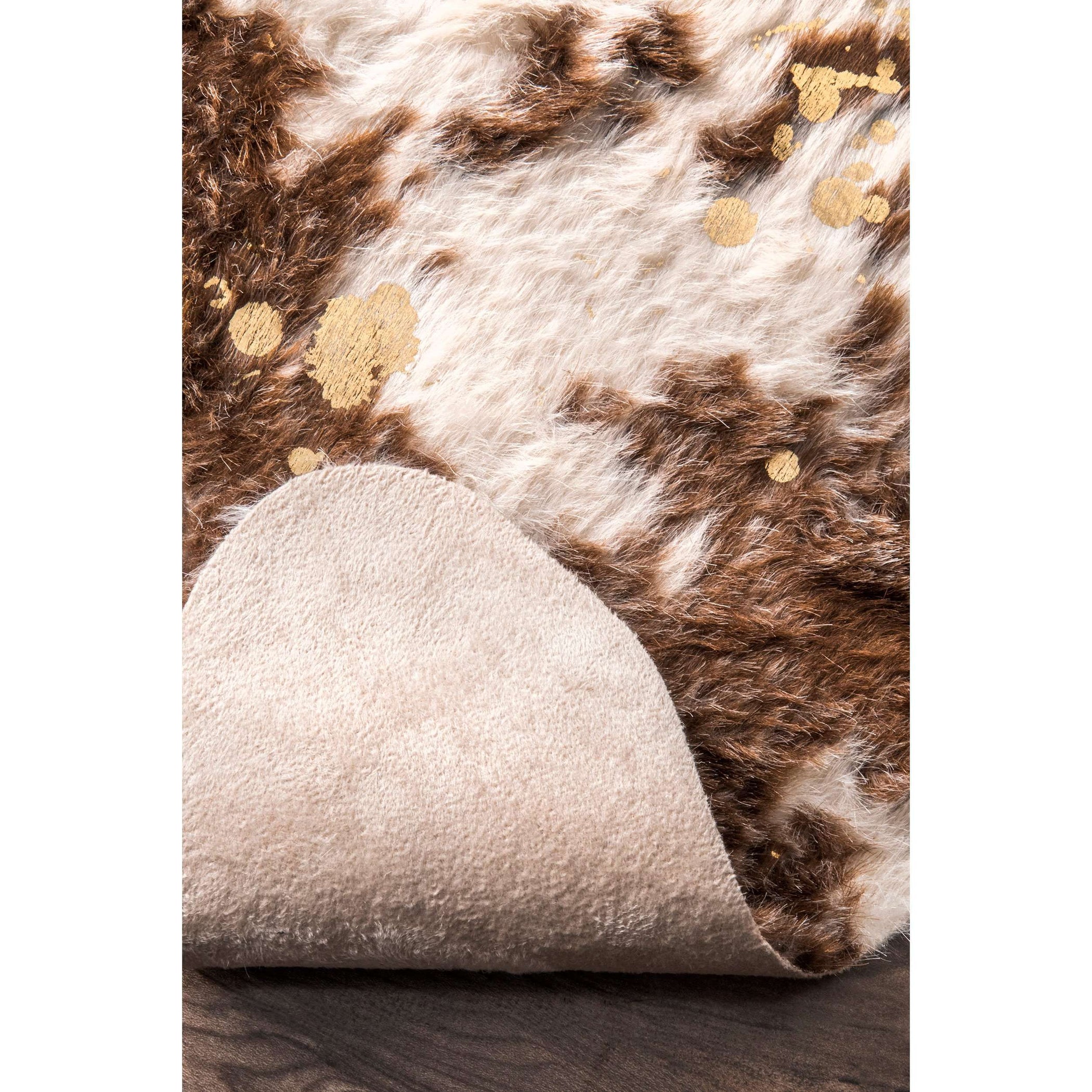 Iraida Faux Cowhide Area Rug — nuLOOM