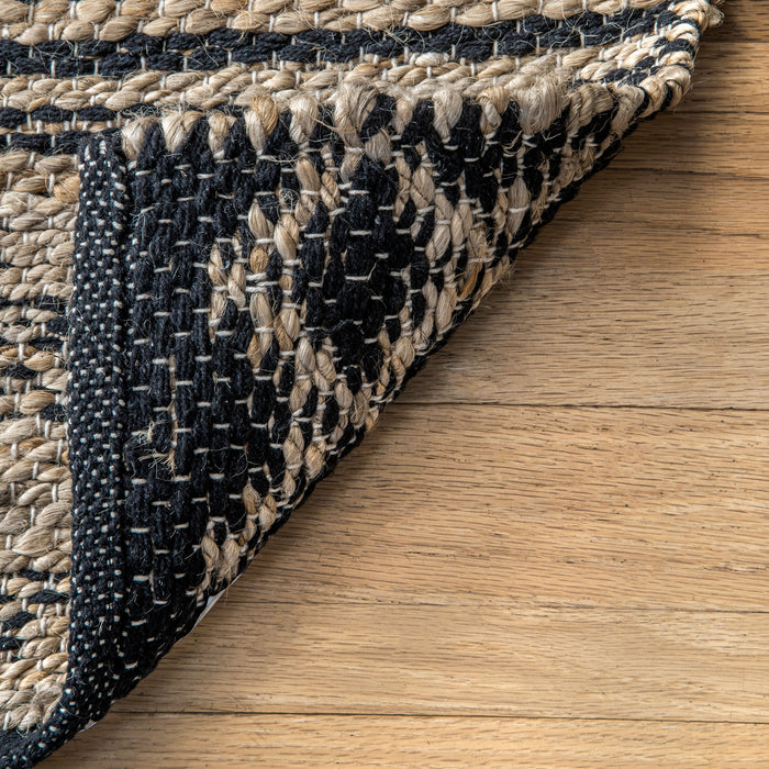 Liberty Jute Geometric Stripes