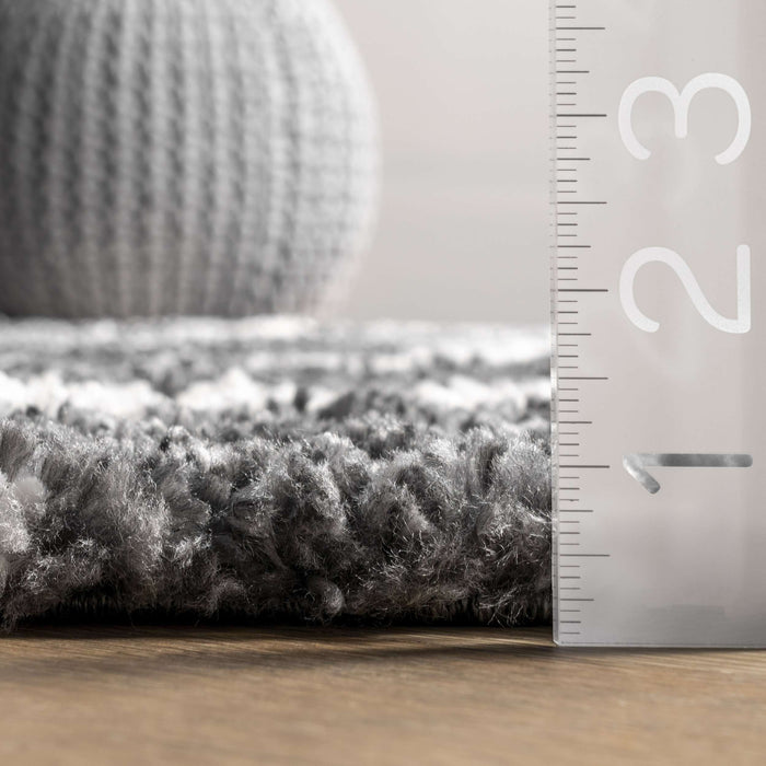 Everlynn Zebra Shag Area Rug