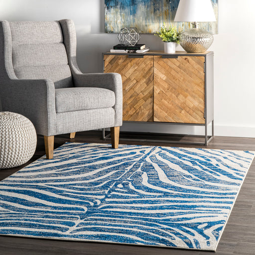 Royal Zebra Stripes Area Rug