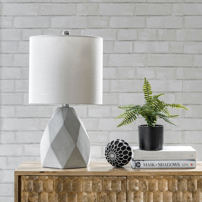 Ithaca 21" Cement Table Lamp