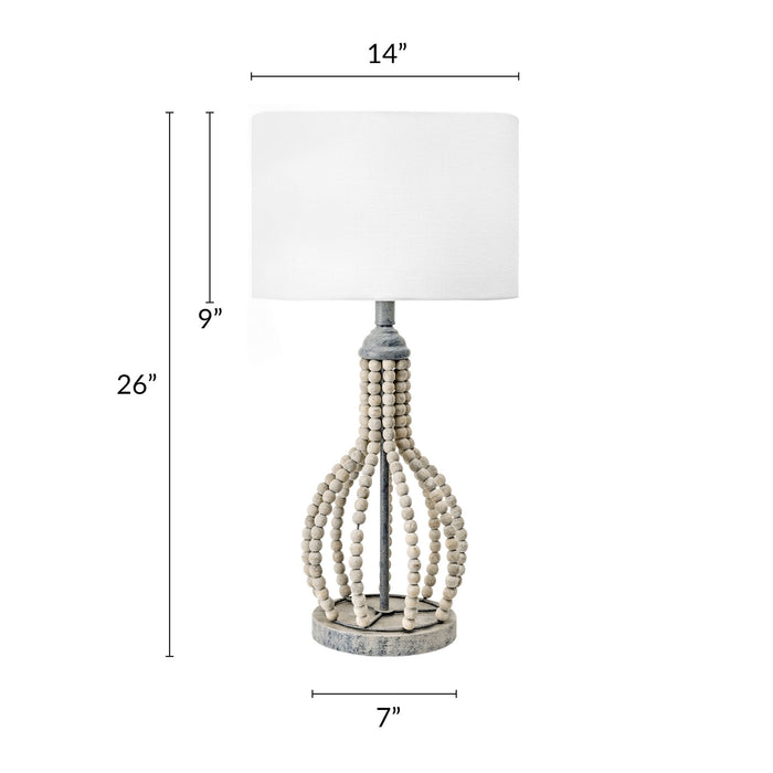 Valley 25" Rattan Table Lamp