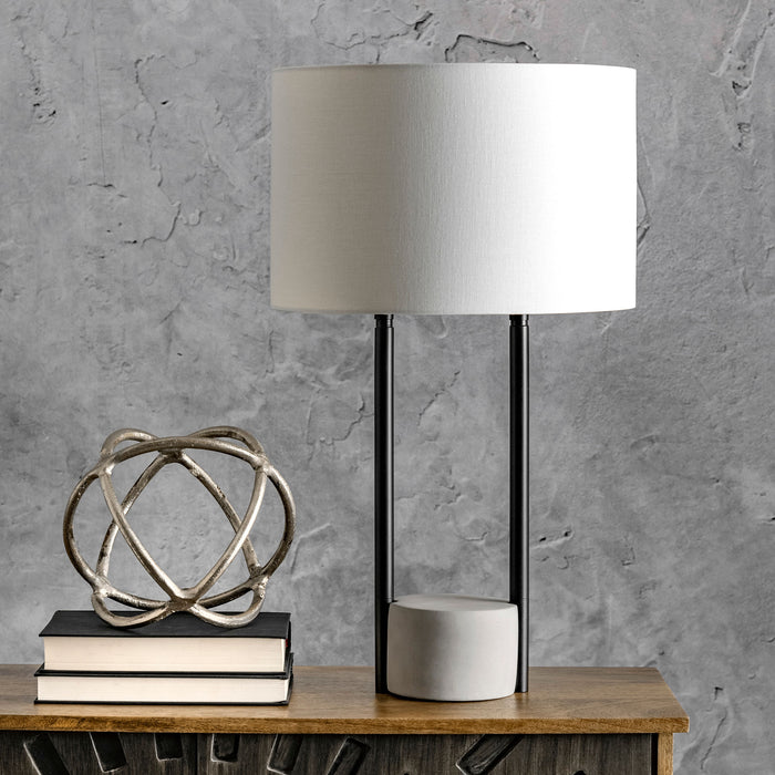 Bryant 24" Cement & Iron Table Lamp