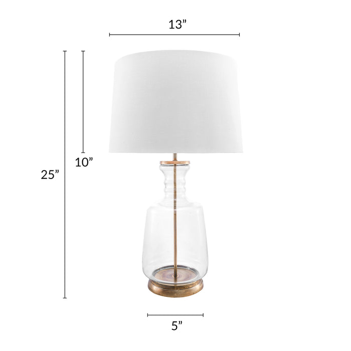 Eagan 24" Glass Table Lamp