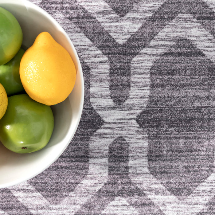 Fae Geometric Machine Washable Indoor/Outdoor Area Rug