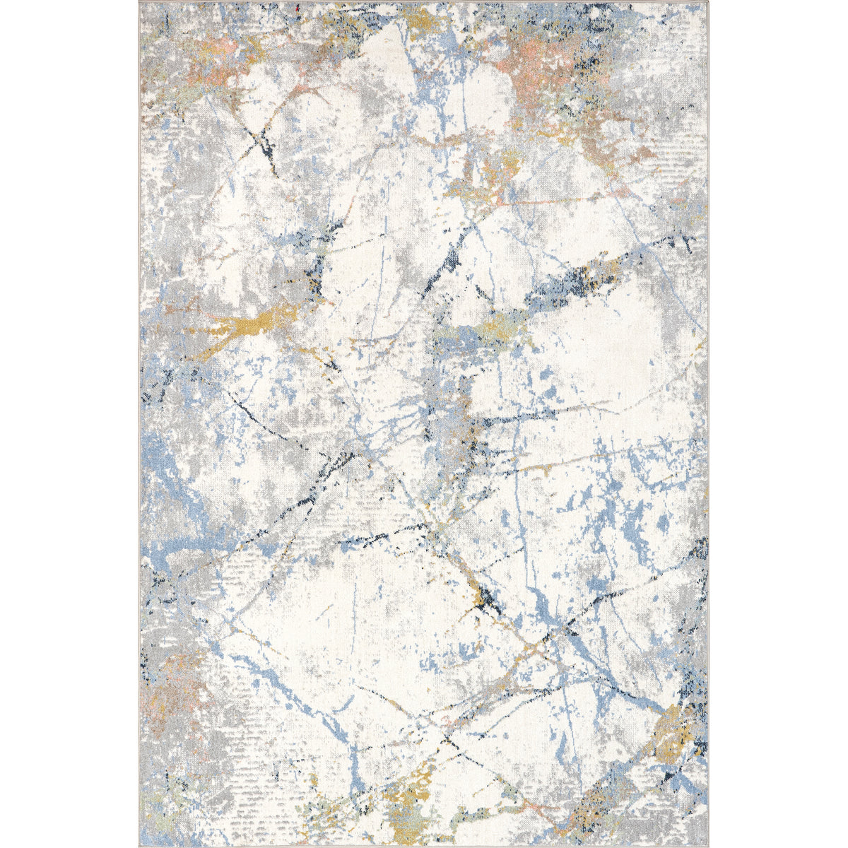 Luca Abstract Splatter Machine Washable Area Rug — nuLOOM