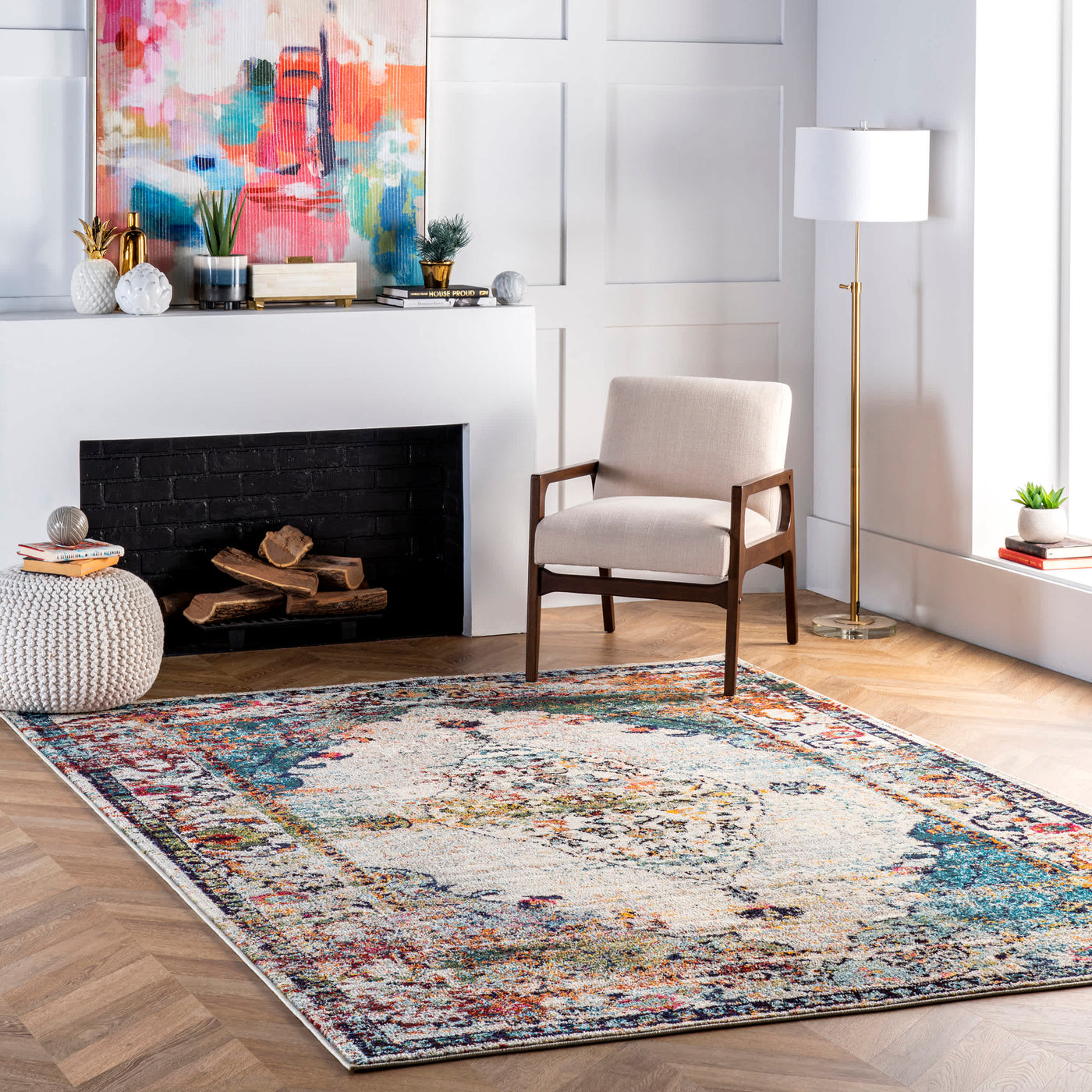 Vintage Medallion Veronica Area Rug — nuLOOM