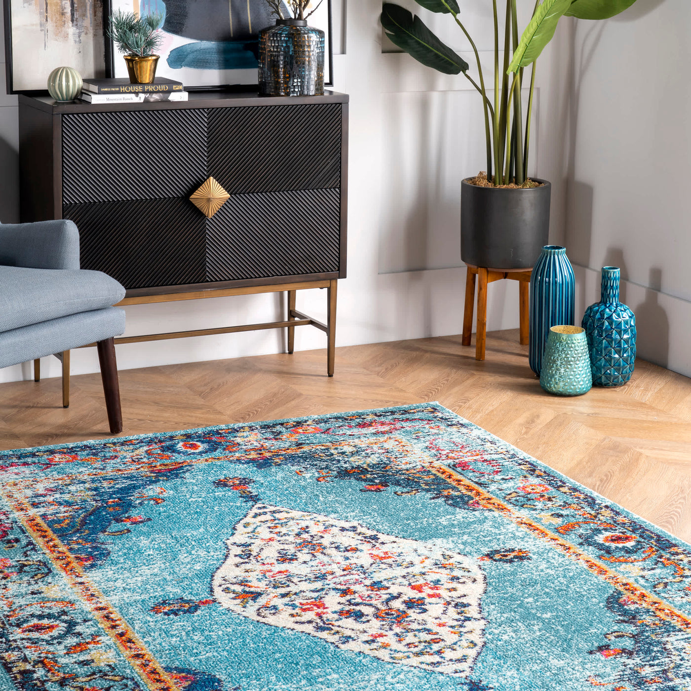 Vintage Medallion Veronica Area Rug — nuLOOM
