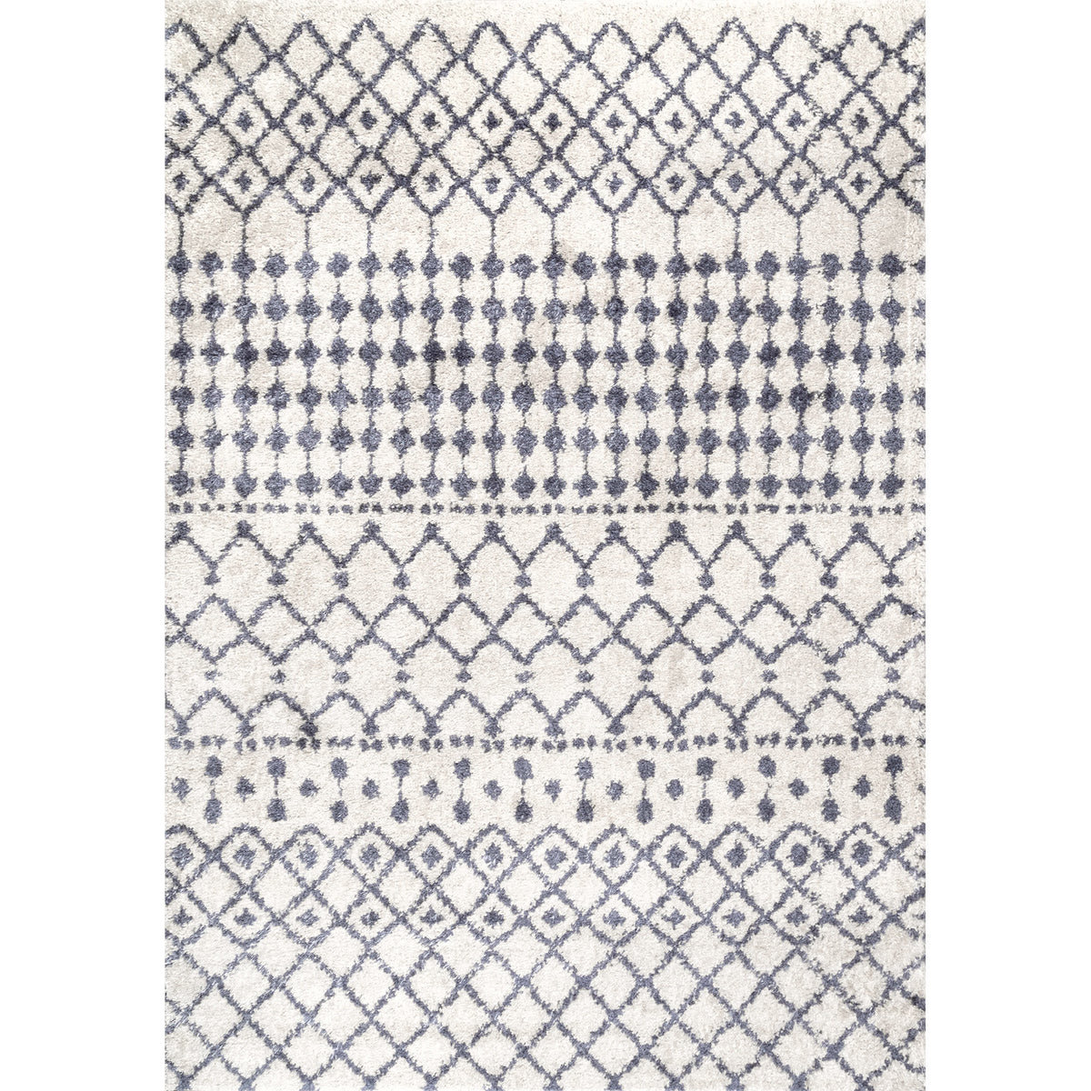 nuLOOM Moroccan Barbara Area Rug, 5x8, Light Blue Barbara Moroccan Shag Area Rug