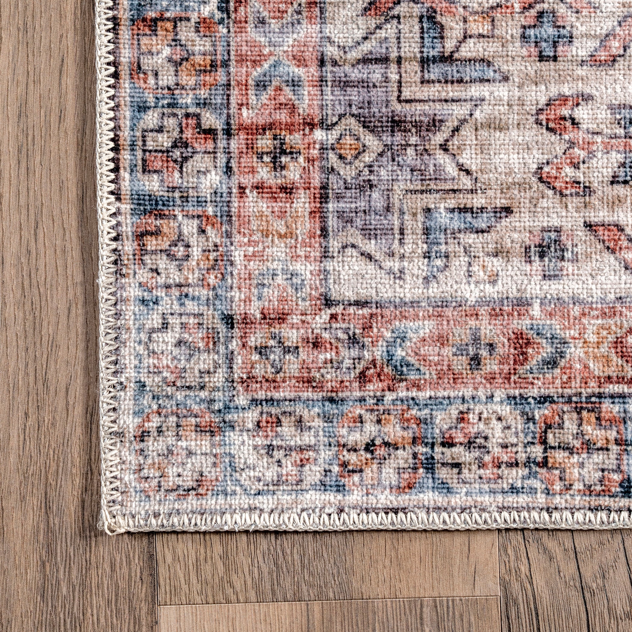 Desna Machine Washable Faded Vintage Area Rug — nuLOOM