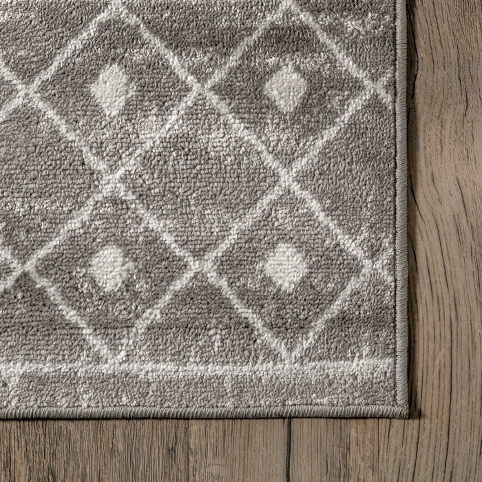 Kimberly Transitional Moroccan Banded Area Rug
