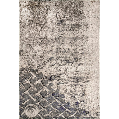 Colette Distressed Abstract Trellis Area Rug