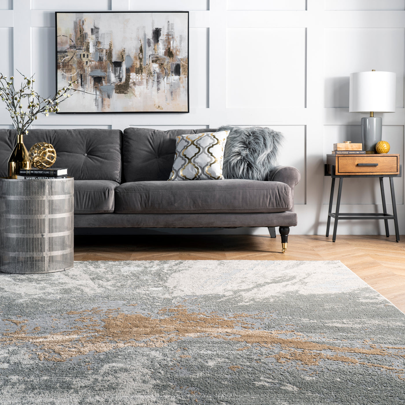 Cyn Contemporary Abstract Area Rug — nuLOOM