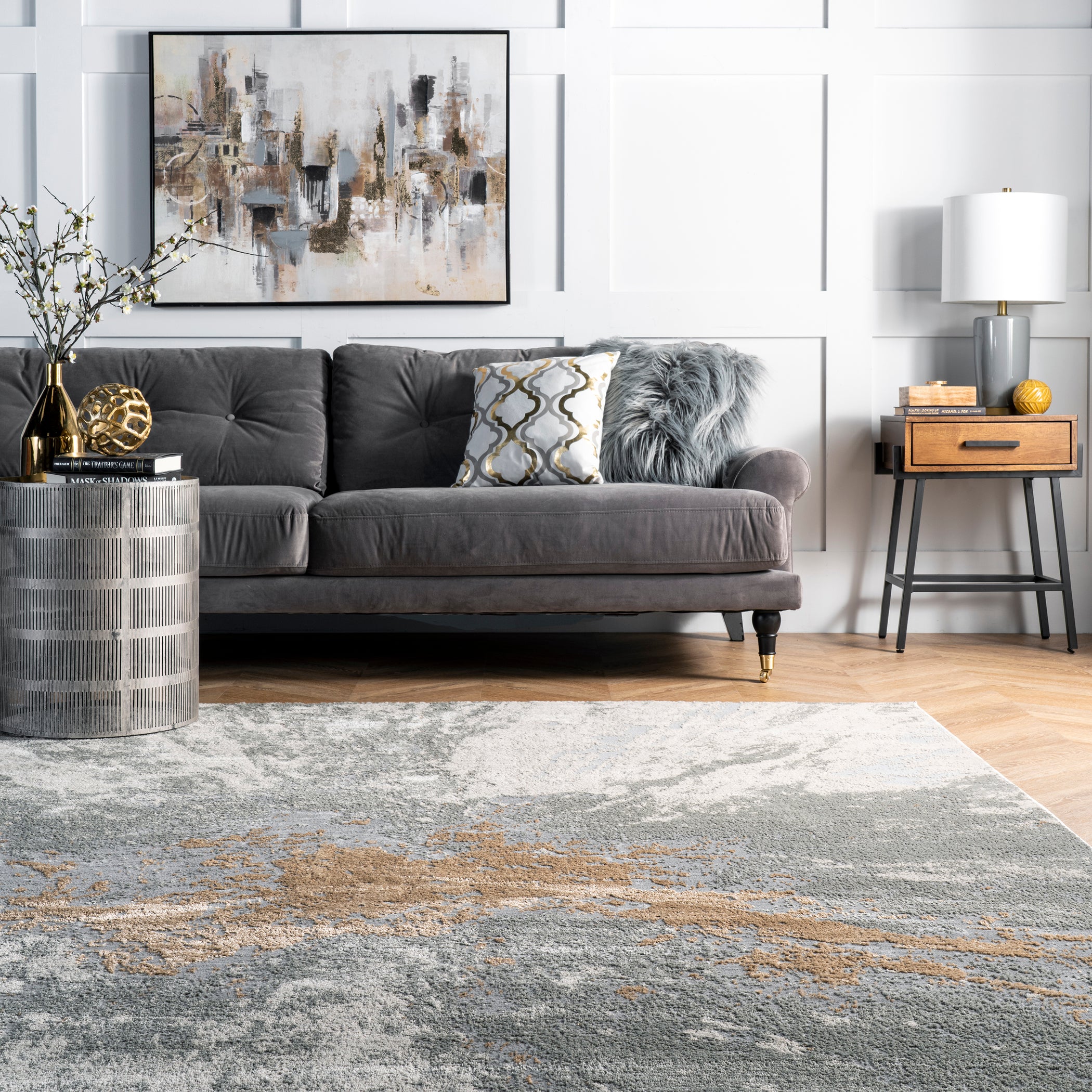 Cyn Contemporary Abstract Area Rug — nuLOOM