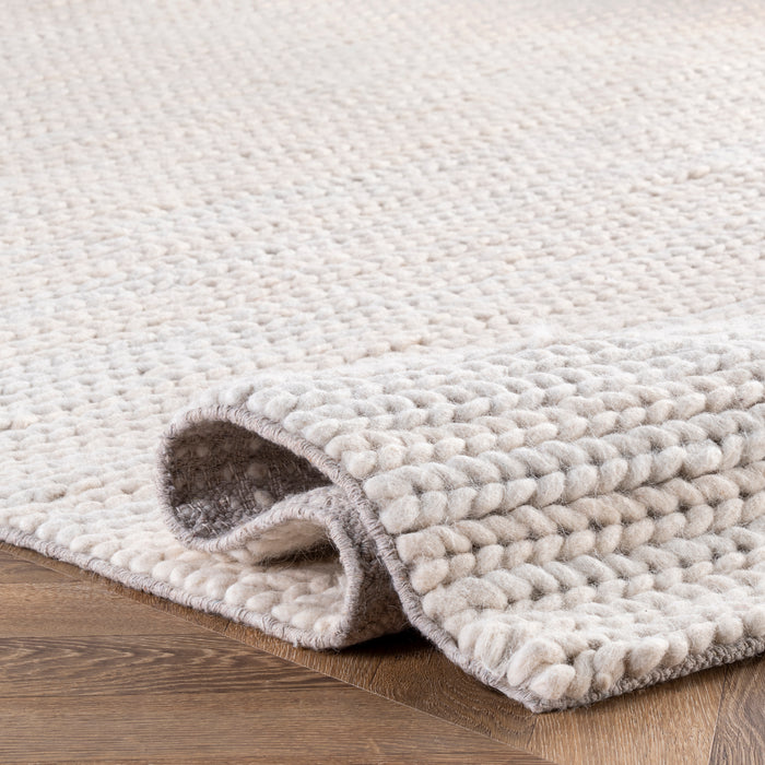 nuLOOM Cable 12 X 15 (ft) Braided Wool Off White Indoor Solid Area Rug in  the Rugs department at