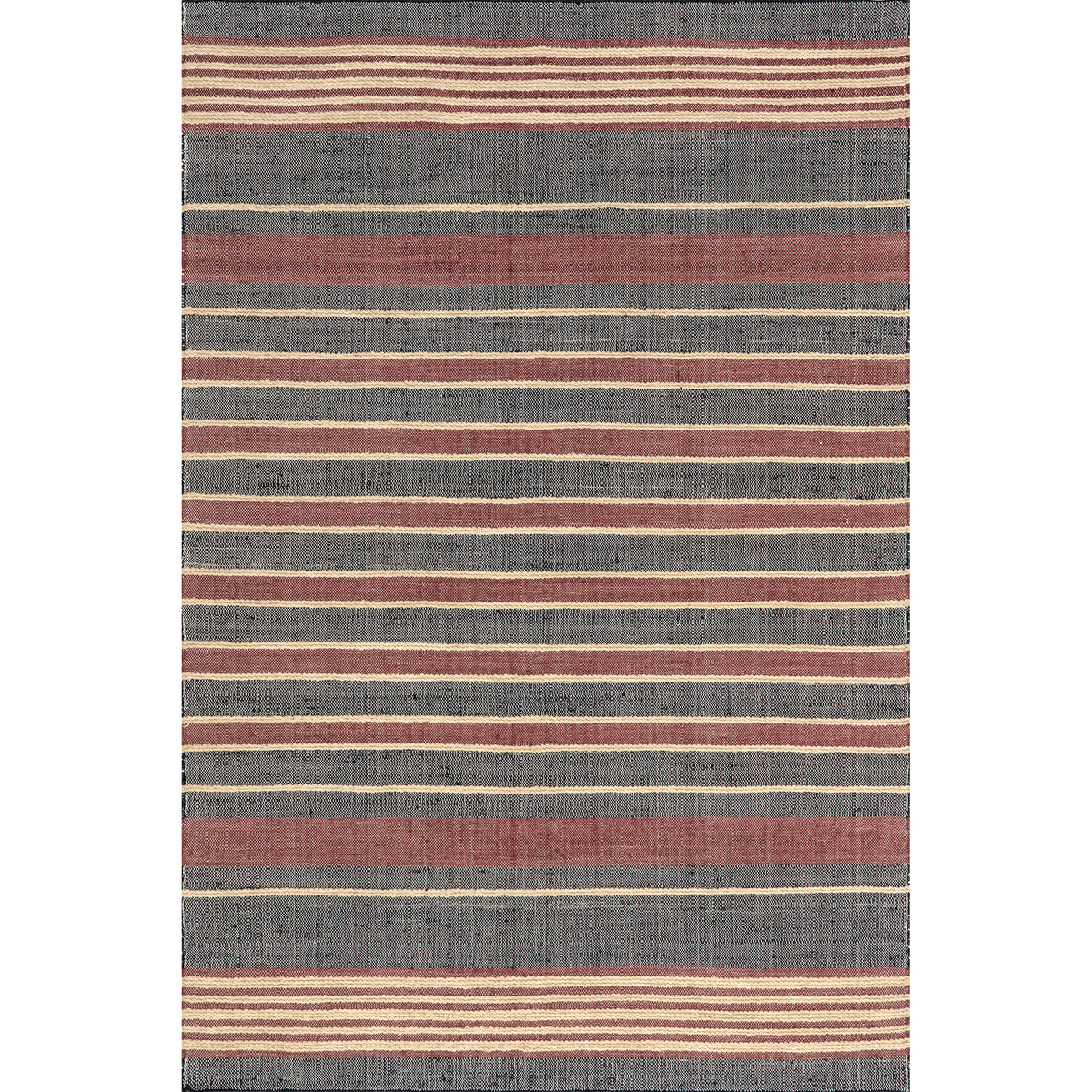 Wendi Striped Jute and Wool Area RUg — nuLOOM