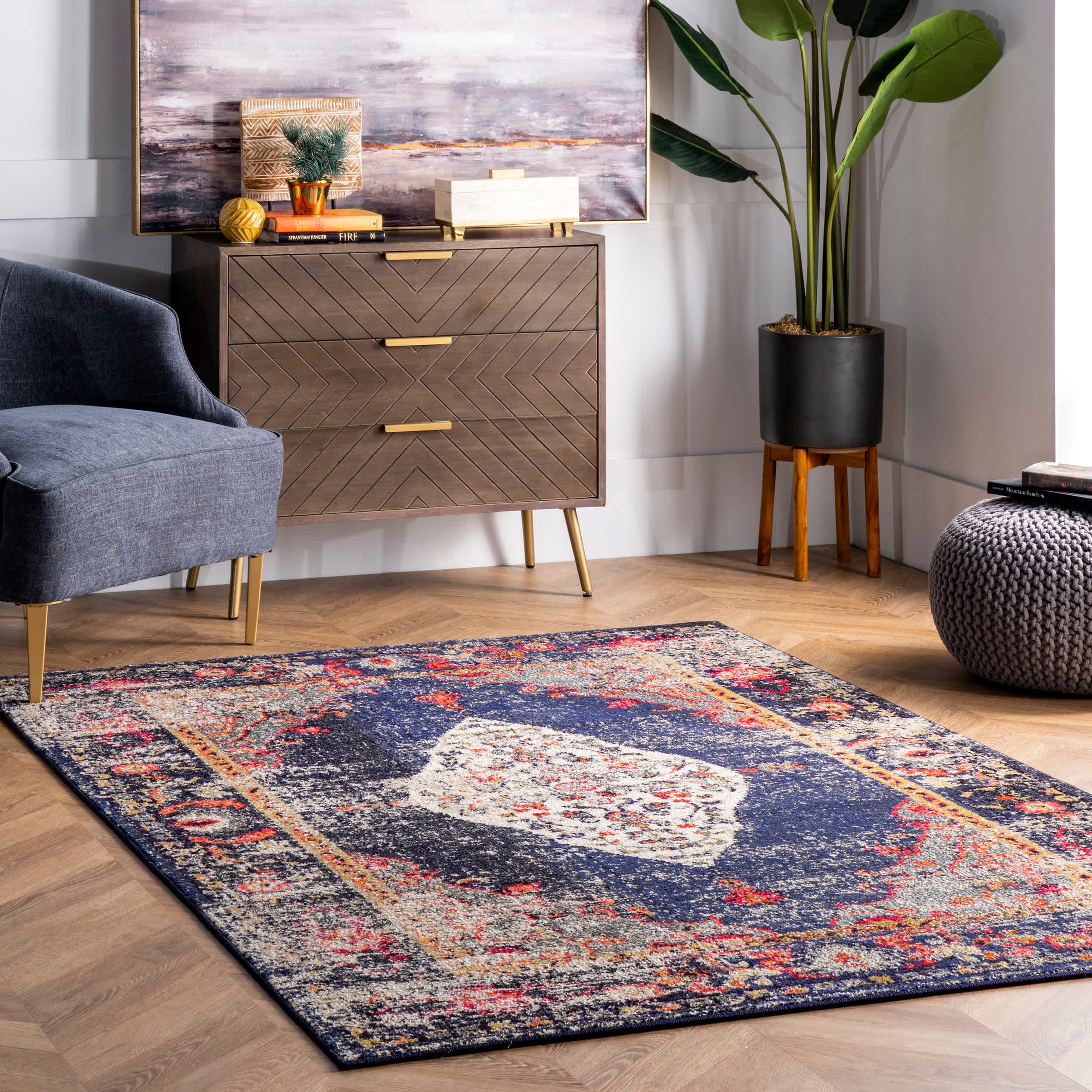 Vintage Medallion Veronica Area Rug — nuLOOM