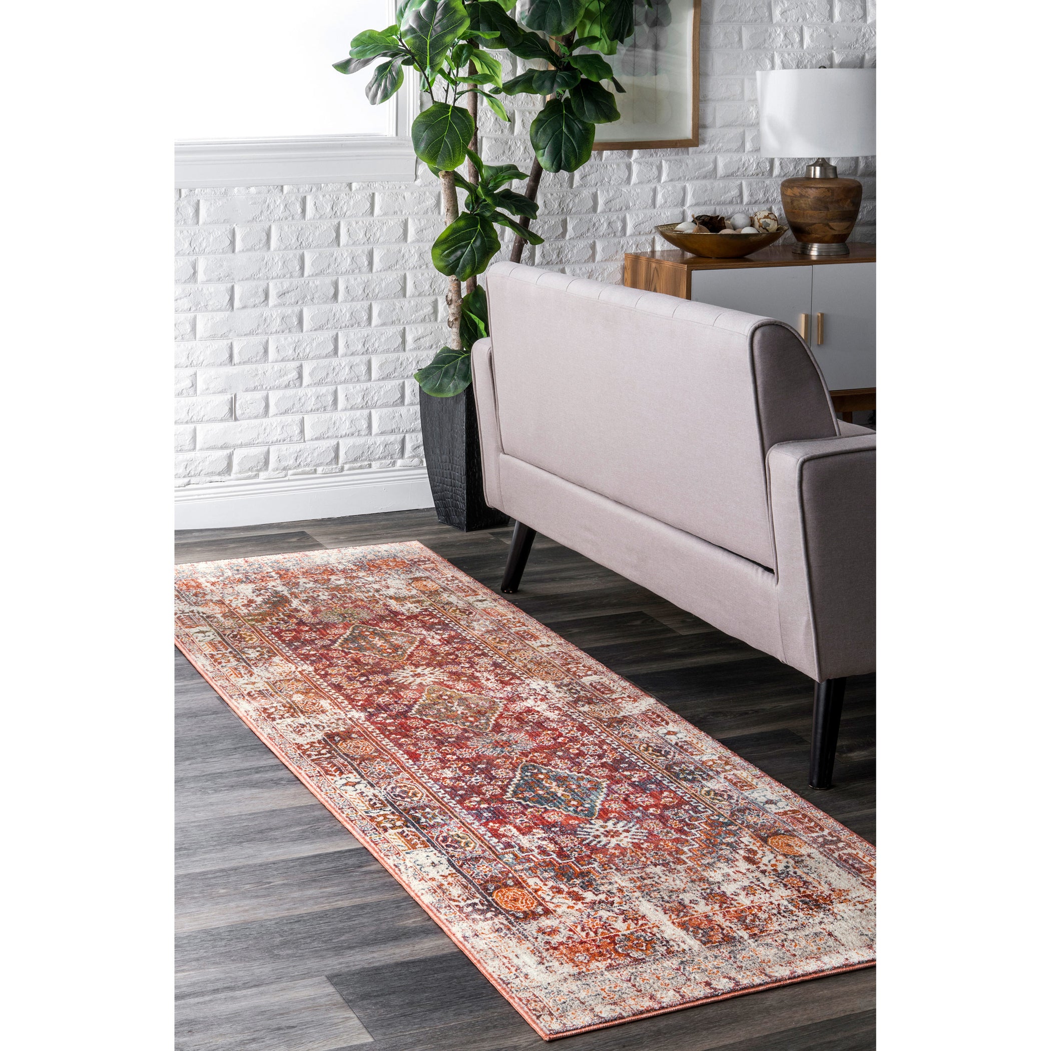 Farley Medallion Fringe Area Rug — nuLOOM