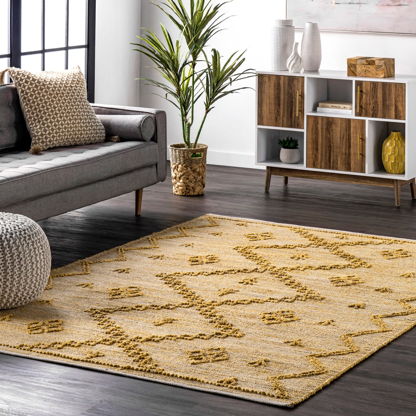 Handmade Moroccan Julianne Jute Area Rug — nuLOOM
