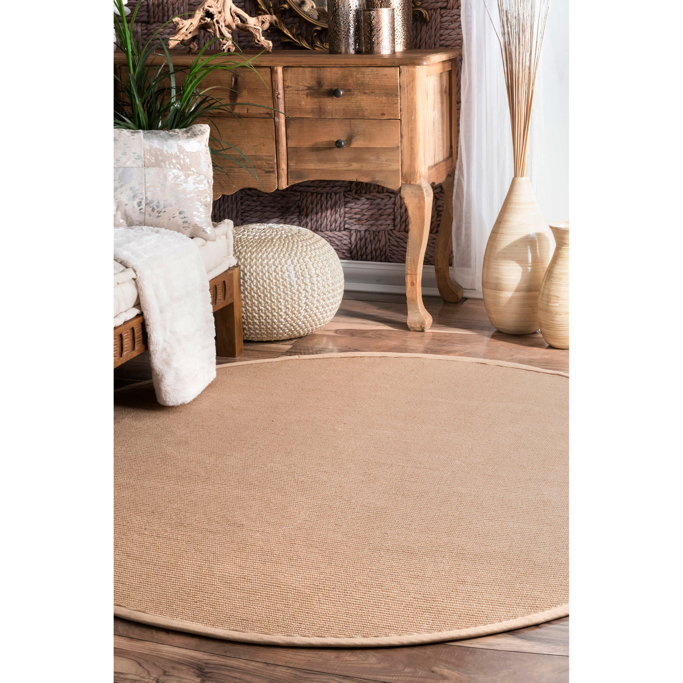 Machine Woven Laurel Jute Area Rug — nuLOOM