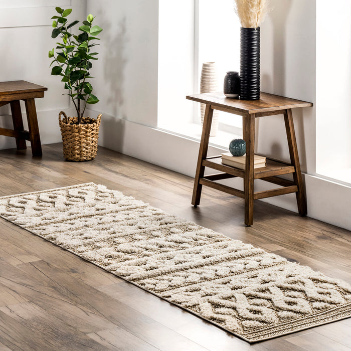 Rebecca High Low Textured Shaggy Area Rug