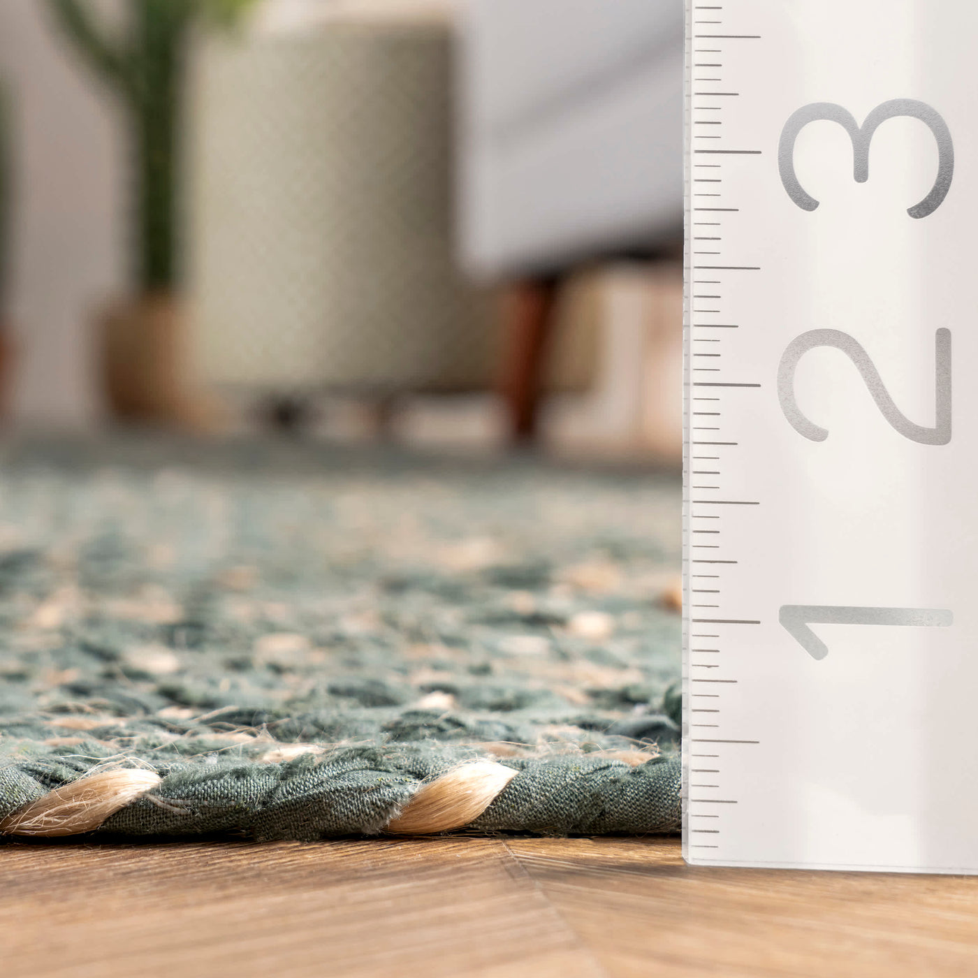 Hand Braided Otelia Denim And Jute Area Rug — nuLOOM