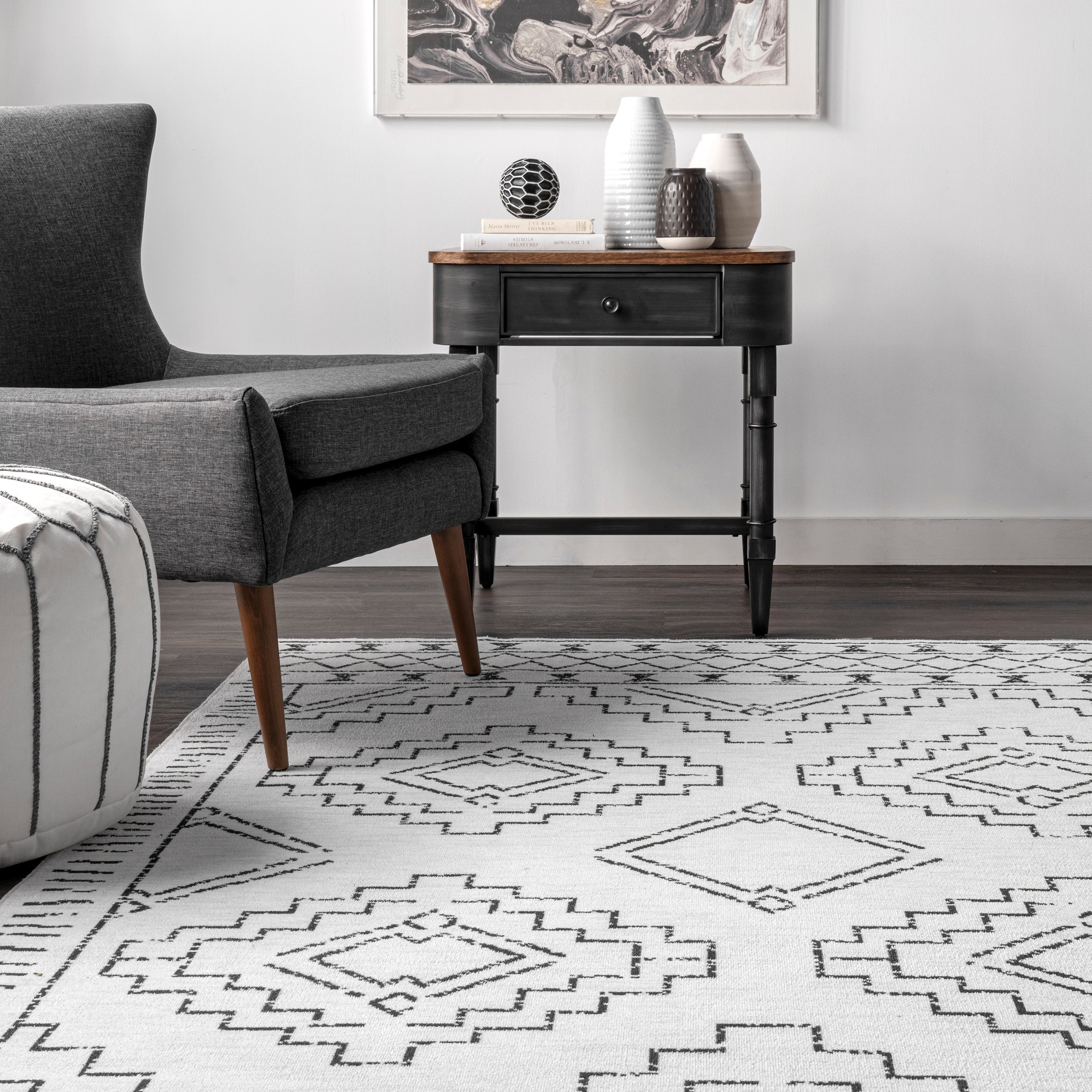 Noa Machine Washable Tribal Moroccan Area Rug — nuLOOM