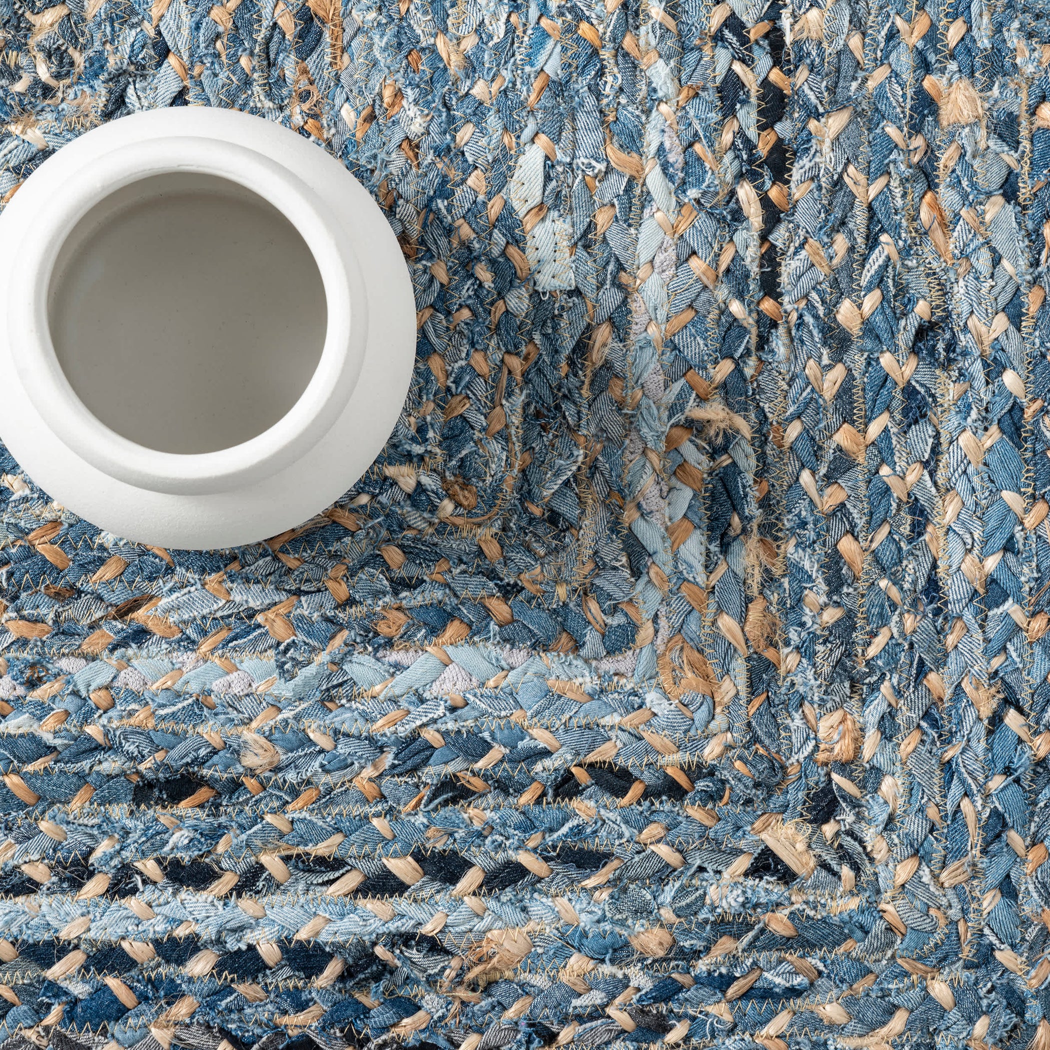 Hand Braided Otelia Denim And Jute Area Rug — nuLOOM
