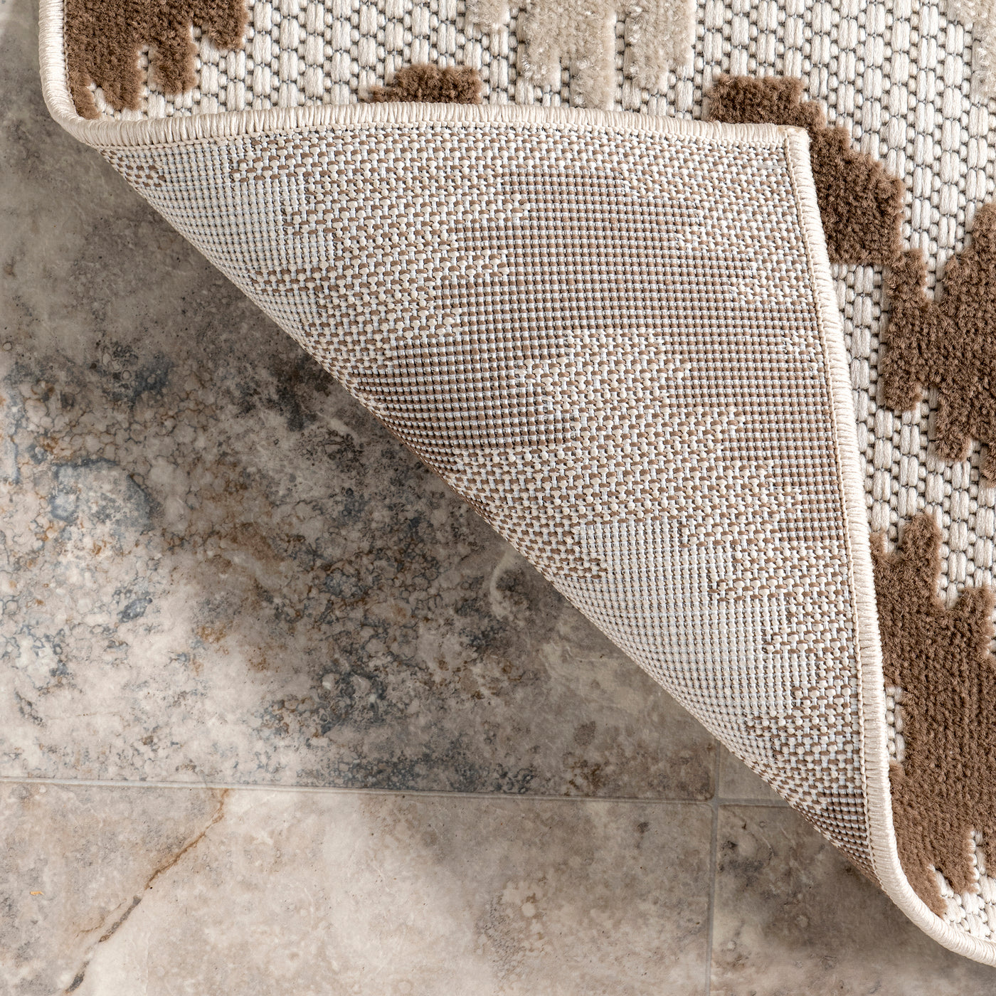 Indoor/Outdoor Transitional Labyrinth Area Rug — nuLOOM