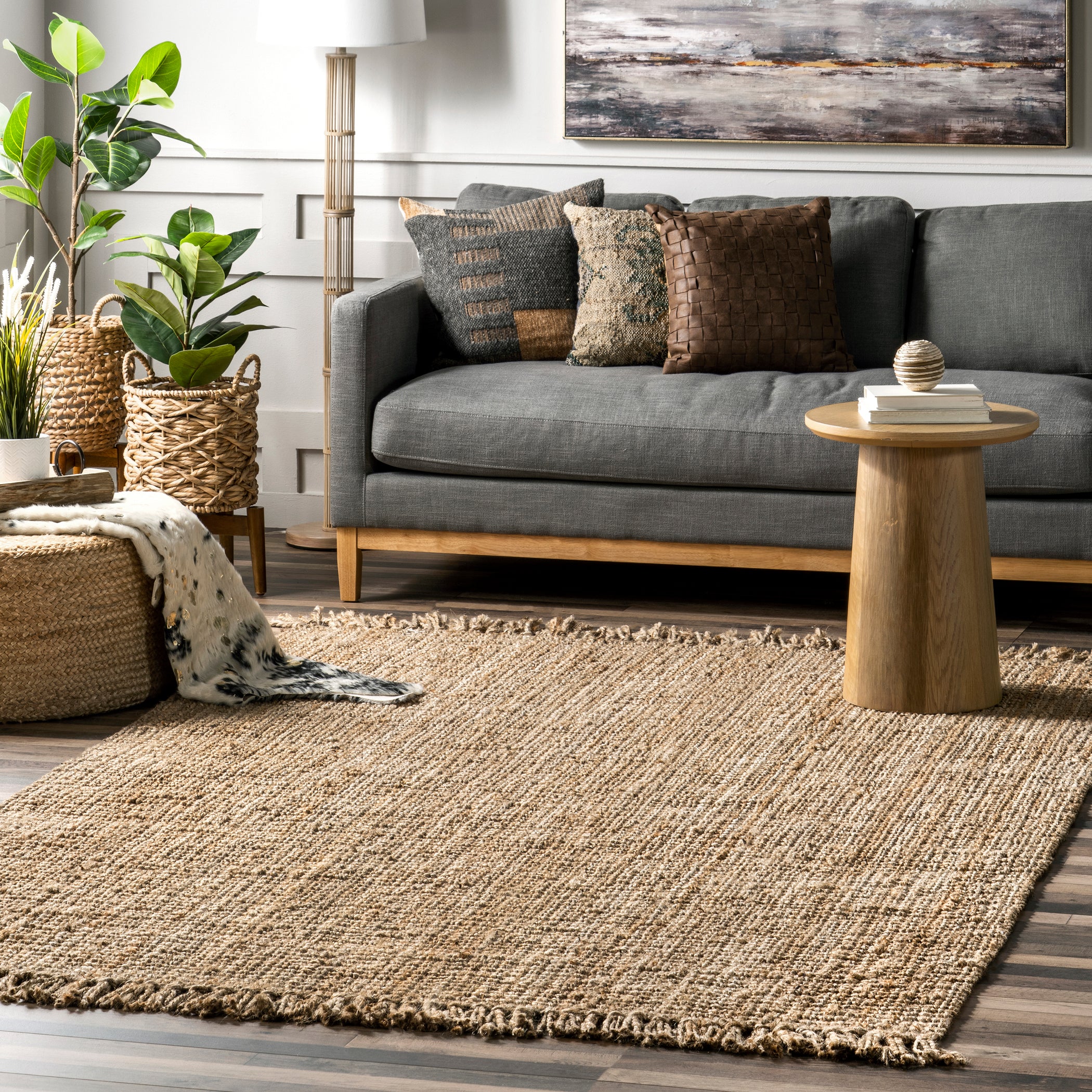 Daniela Farmhouse Chunky Jute Area Rug — nuLOOM