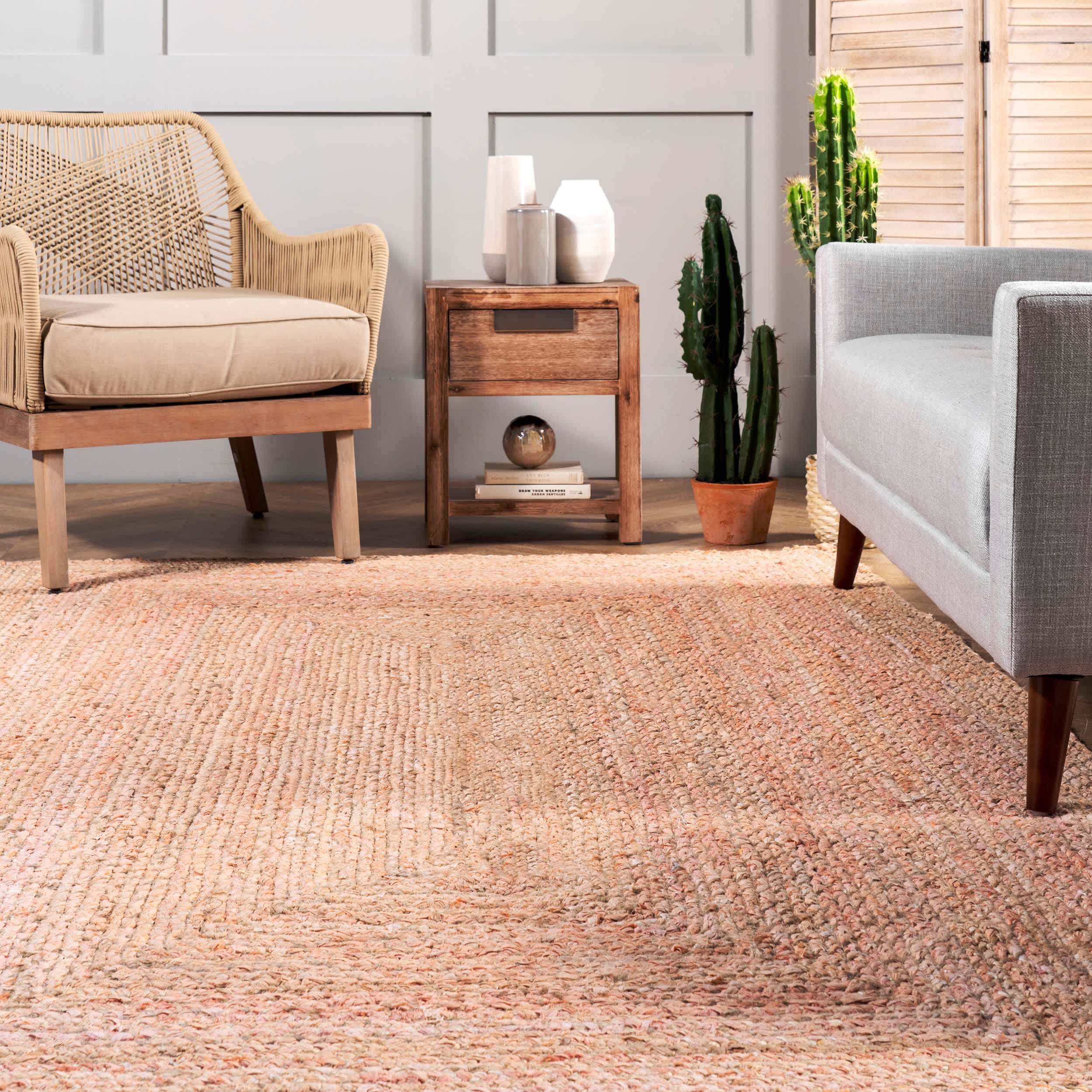 Hand Braided Otelia Denim And Jute Area Rug — nuLOOM