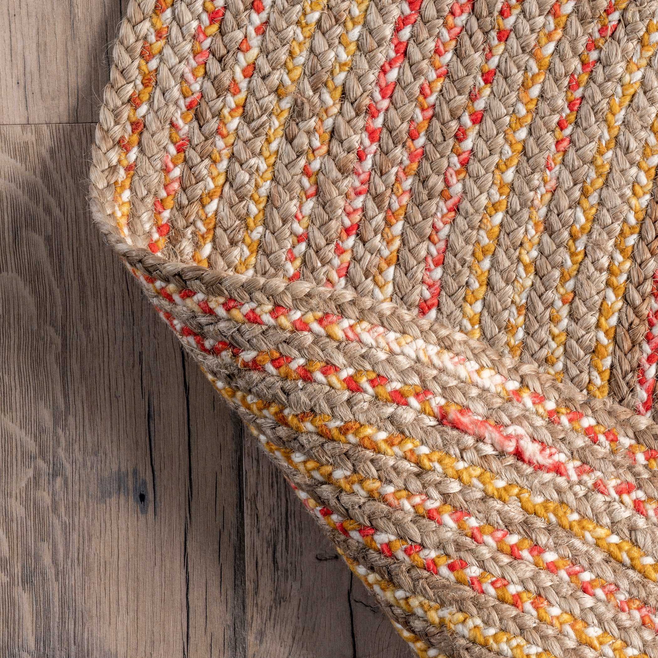 Draya Casual Braided Jute Area Rug — nuLOOM