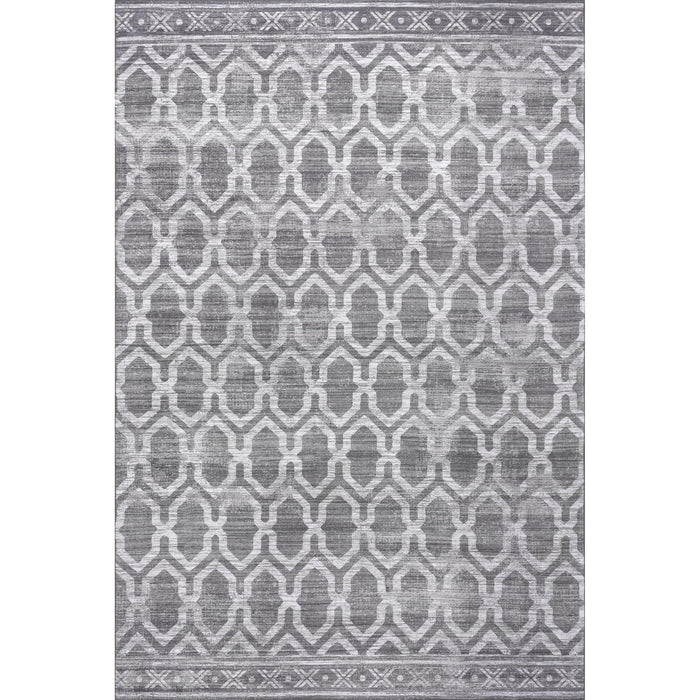 Fae Geometric Machine Washable Indoor/Outdoor Area Rug