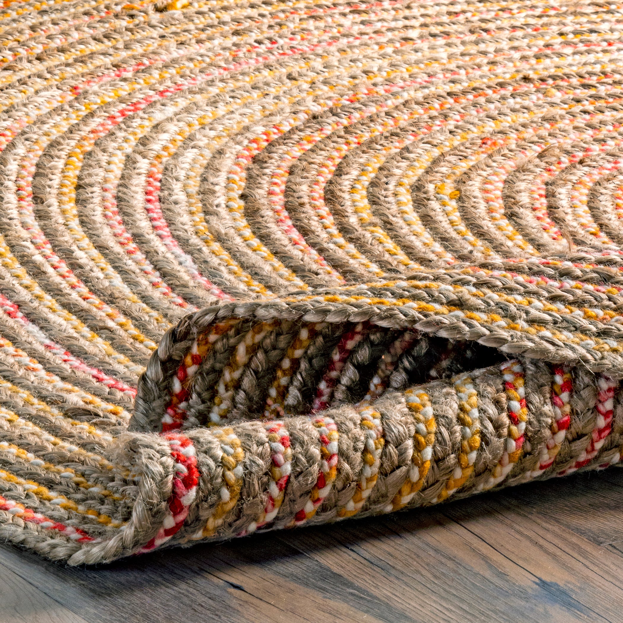 Draya Casual Braided Jute Area Rug — nuLOOM