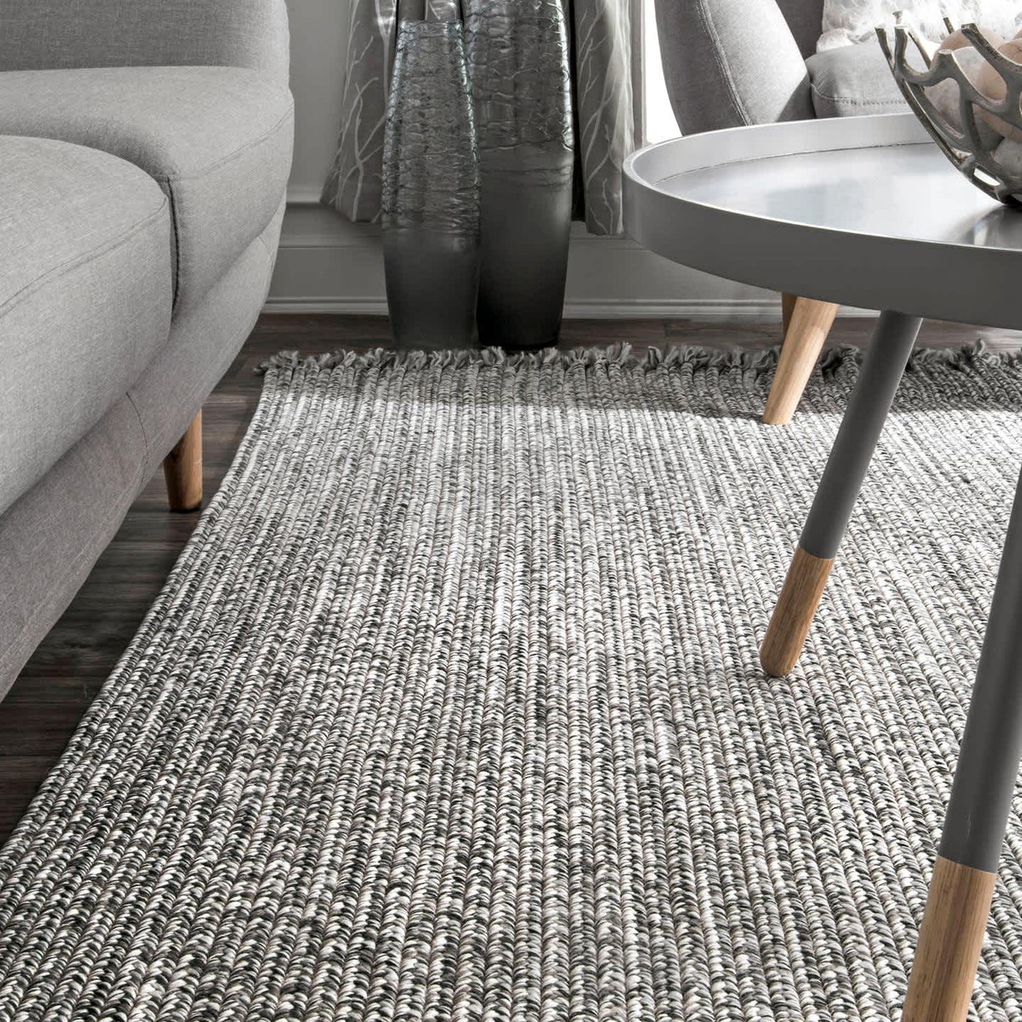 Braided Courtney Tassel Indoor/Outdoor Area Rug — nuLOOM