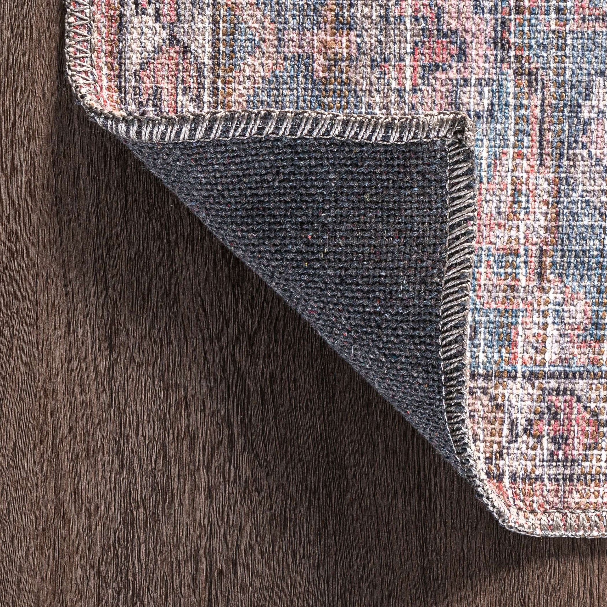 Maple Machine Washable Floral Medallion Area Rug — nuLOOM