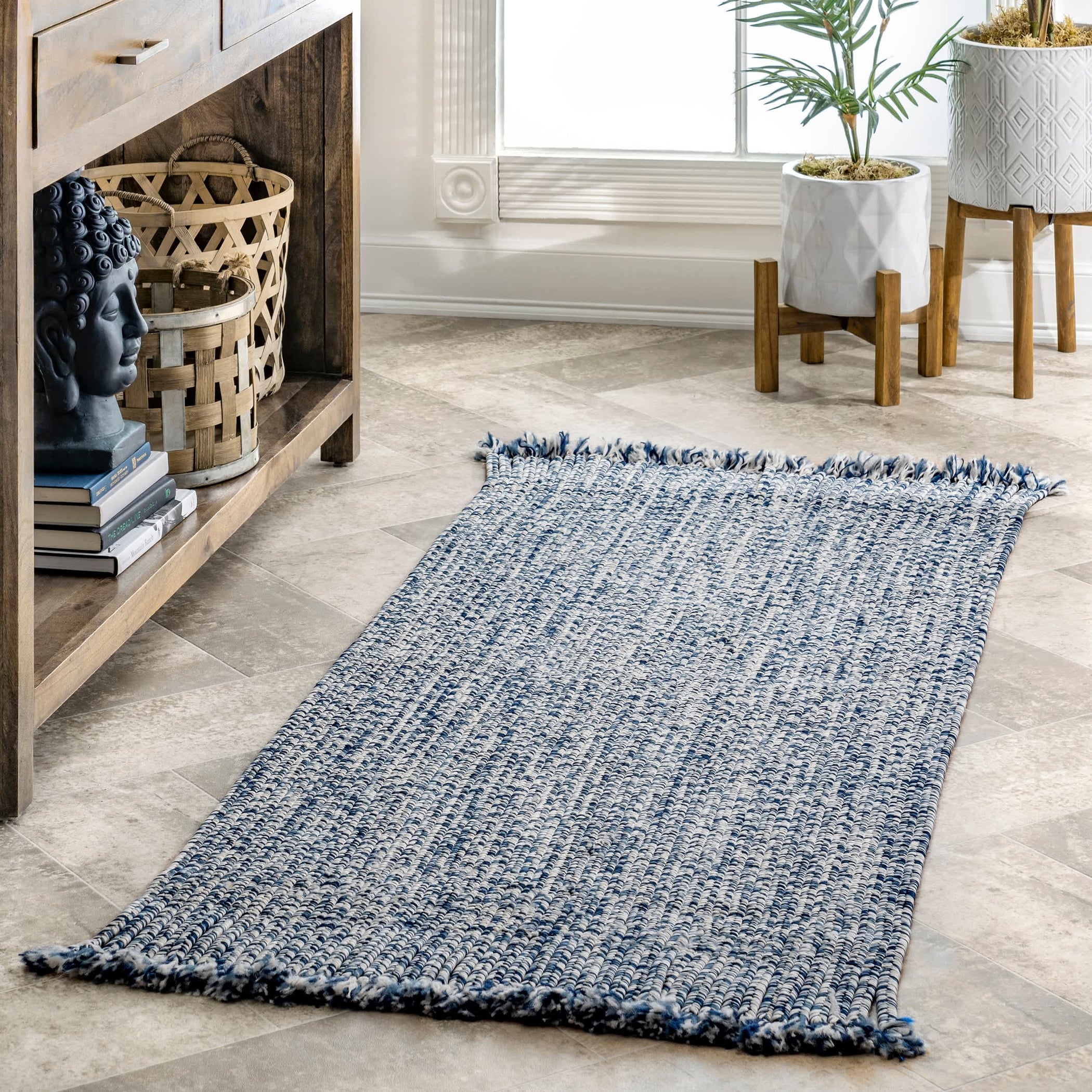 Braided Courtney Tassel Indoor/Outdoor Area Rug — nuLOOM