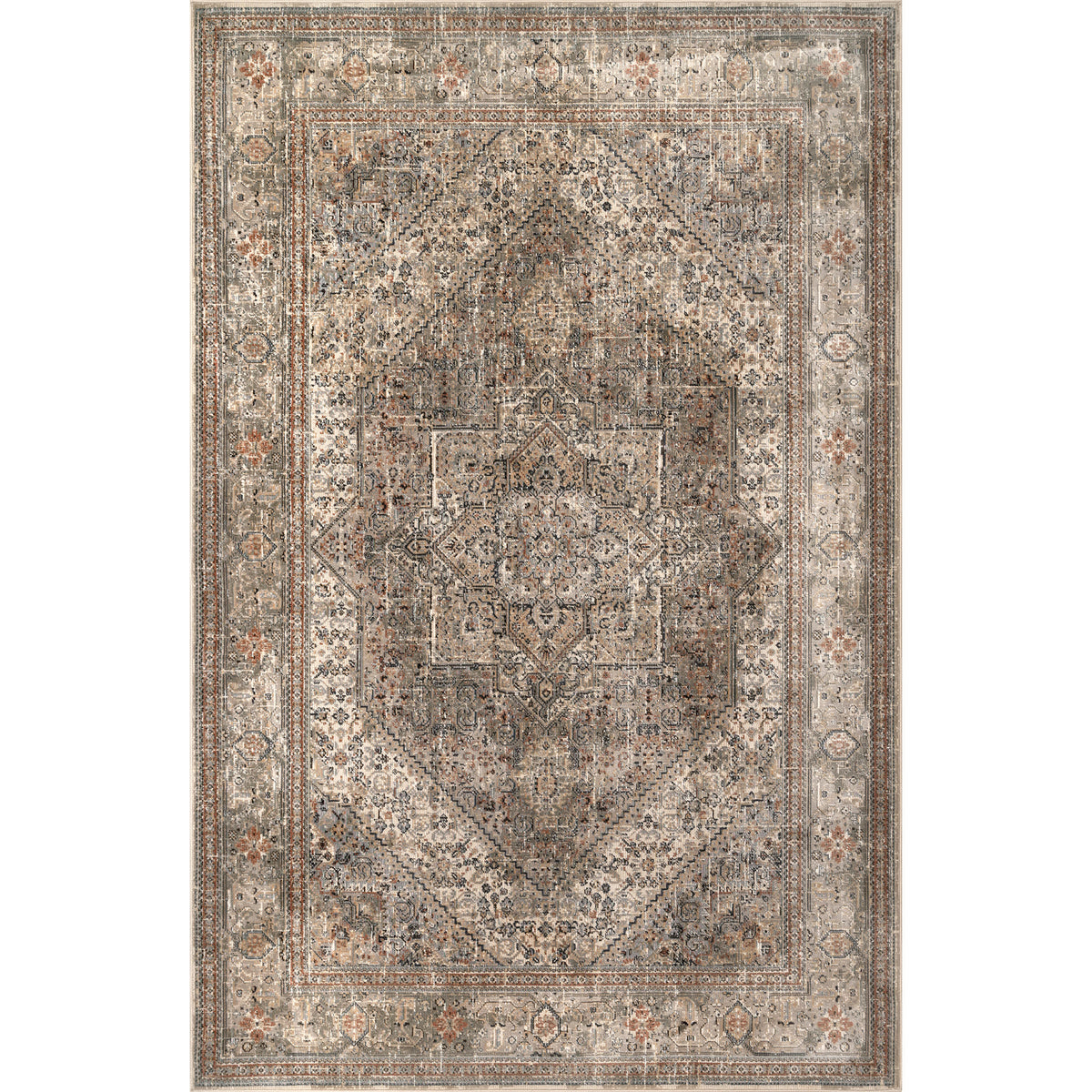 Carol Traditional Medallion Area Rug — nuLOOM