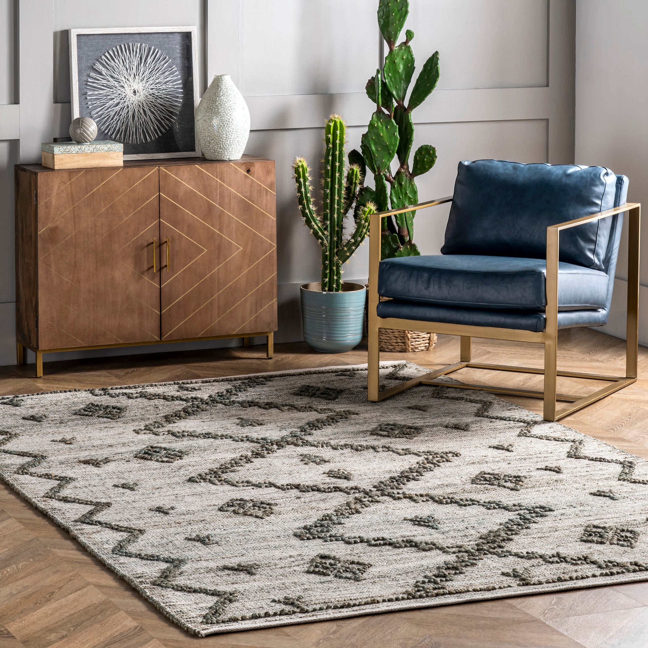 Handmade Moroccan Julianne Jute Area Rug — nuLOOM