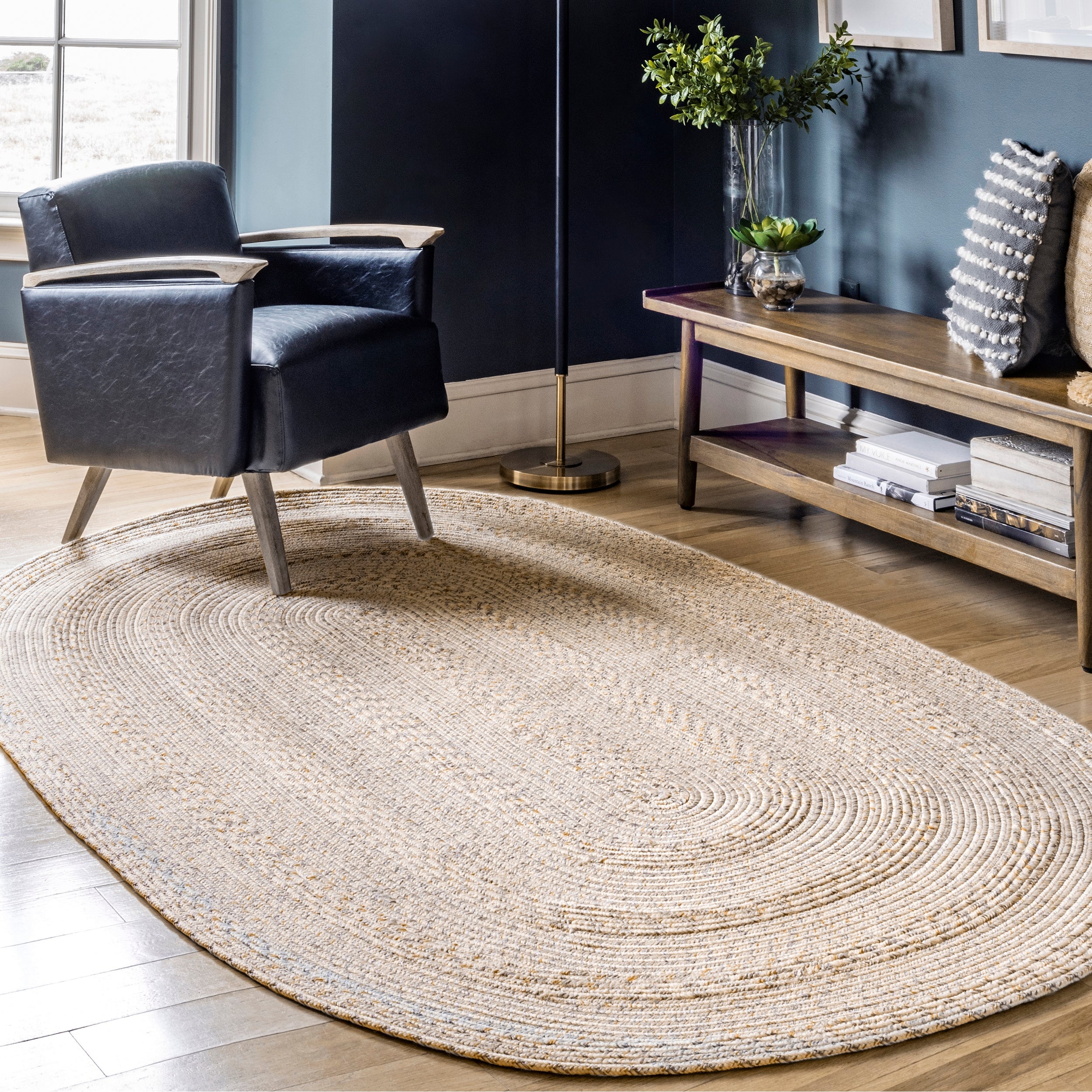 Rowan Braided Texture Indoor/Outdoor Area Rug — nuLOOM
