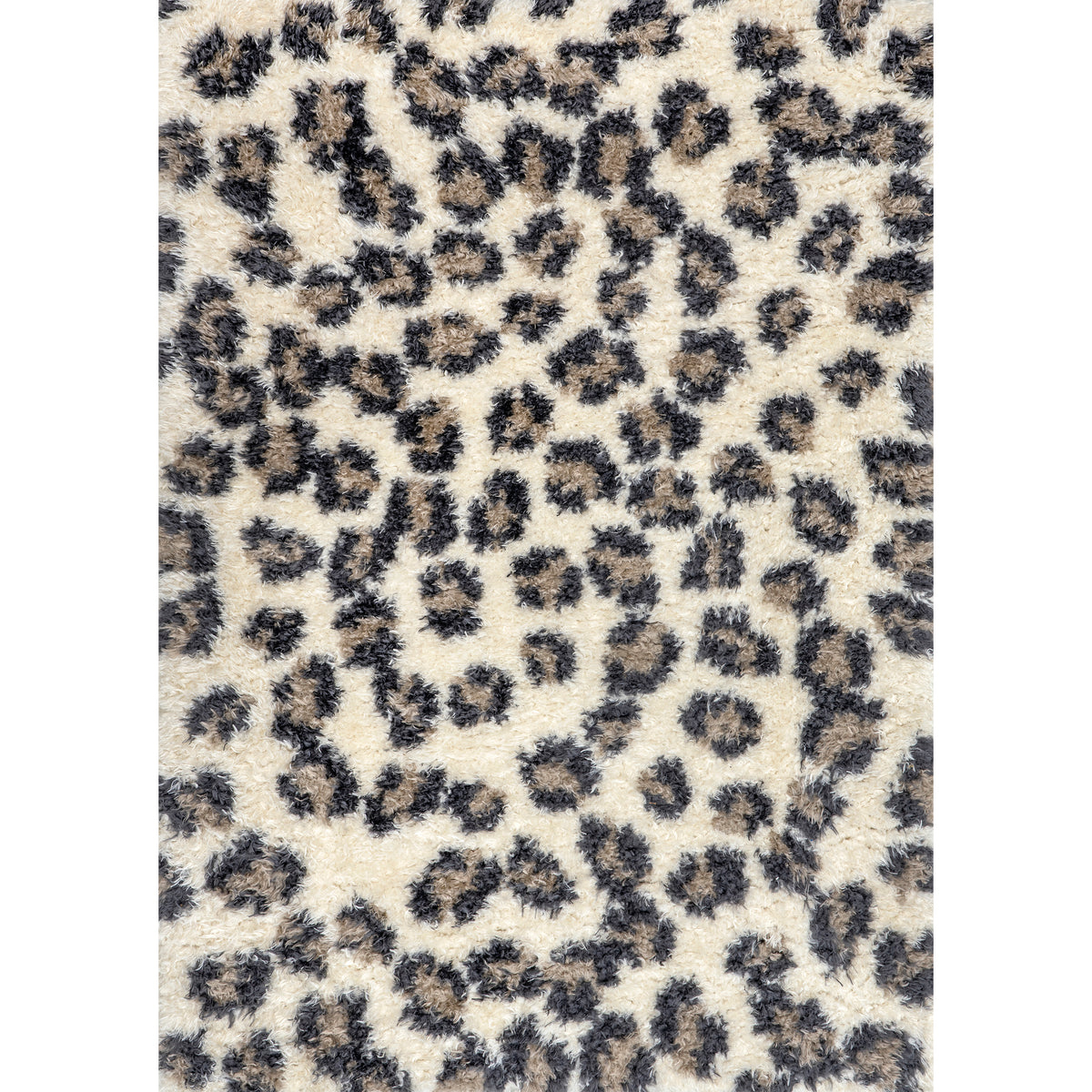 Kenina Leopard Shag Area Rug NuLOOM kenina-leopard-shag-area-rug-nuloom