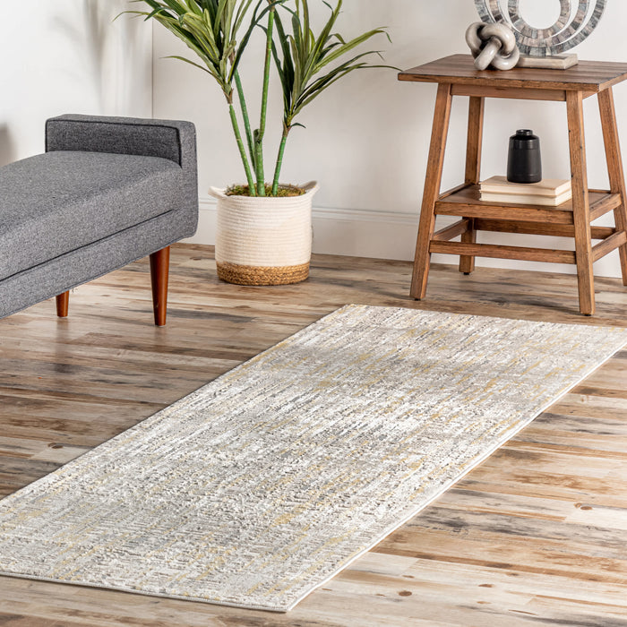 Emersyn Contemporary Textured Abstract Crosshatch Area Rug