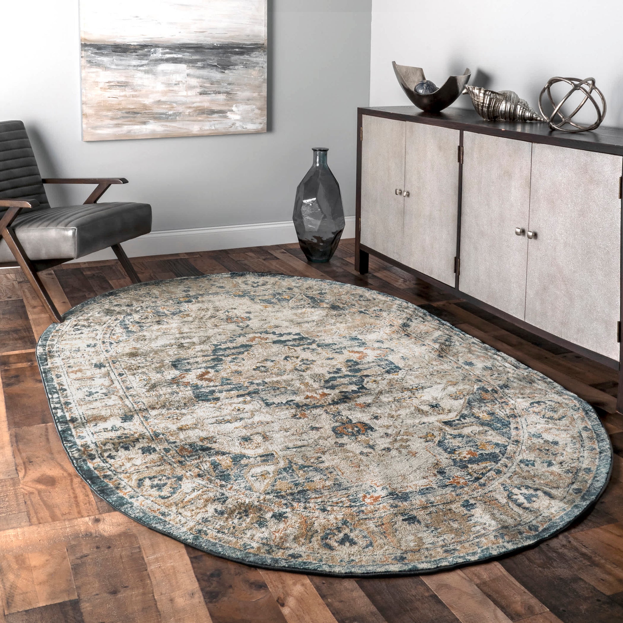 Josephine Winged Cartouche Area Rug — nuLOOM